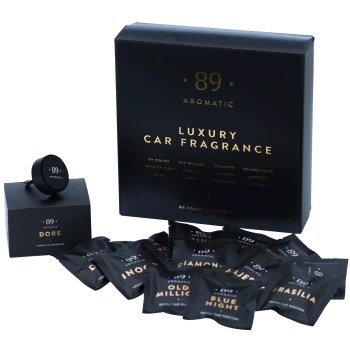 Снимка на Aromatic89 Car Air Freshener Комплект луксозен парфюмен ароматизатор за кола с 12 пълнители